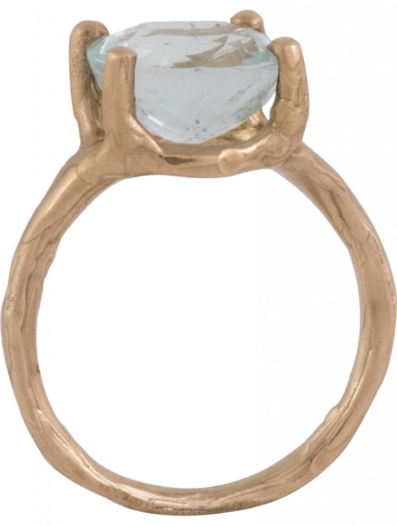 14K gold and aquamarine ring from Christina Jervey ($1,650)