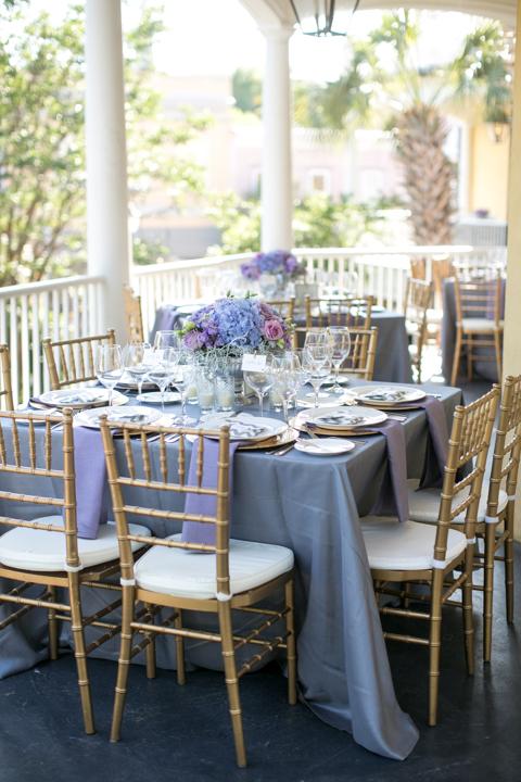 PROBLEM SOLVED: To combat Christine’s concerns about seating guests in three separate dining rooms, Melissa came up with a creative solution: arranging tables along the terrace, which created an easy flow from room to room.
