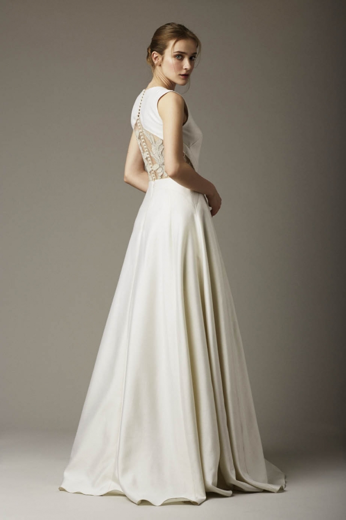 Trend: cutouts. Designer: Lela Rose. Boutique: Maddison Row. Photograph courtesy of the designer.