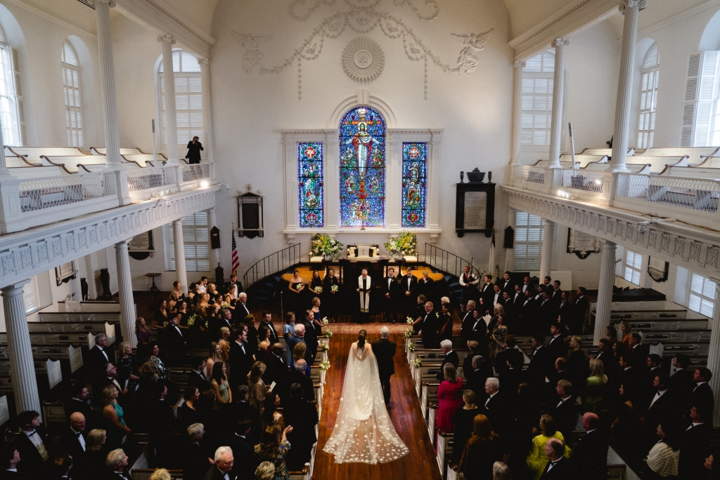 Second Presbyterian Church played last-minute host for the ceremony.