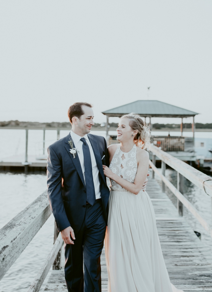 The couple, who met at the College of Charleston School of Law, picked the Isle of Palms Exchange Club partly because it sits on the water near Breach Inlet.