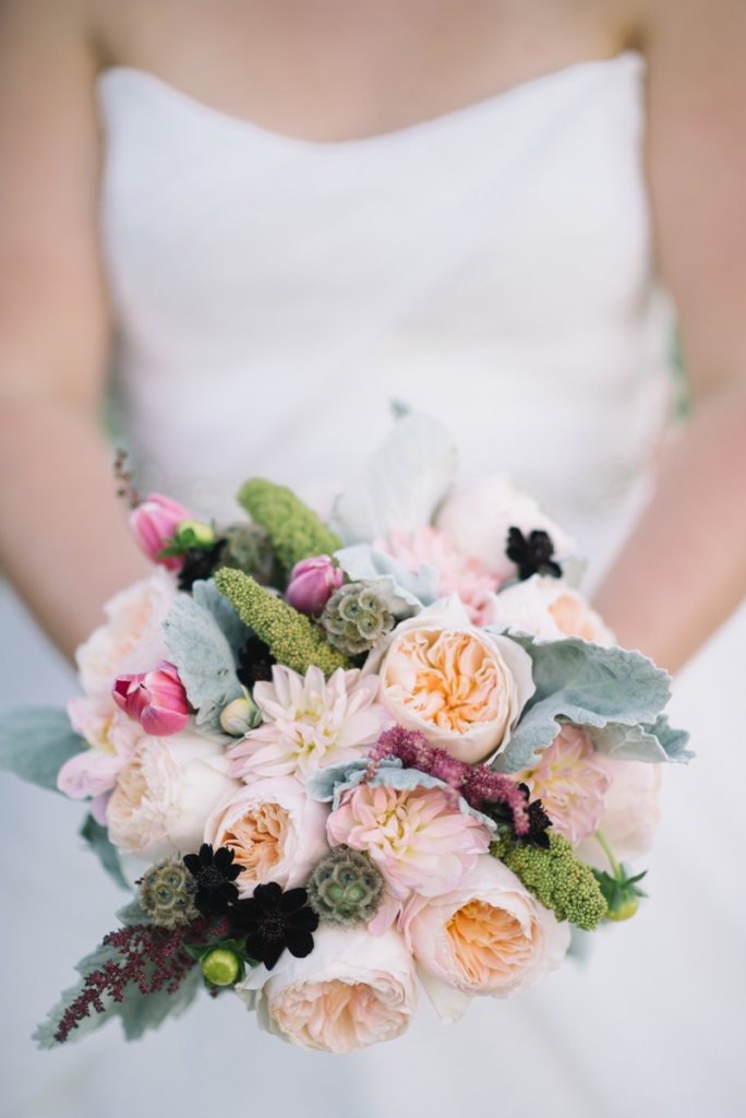 Bouquet by A Charleston Bride. Photograph by Sean Money &amp; Elizabeth Fay.