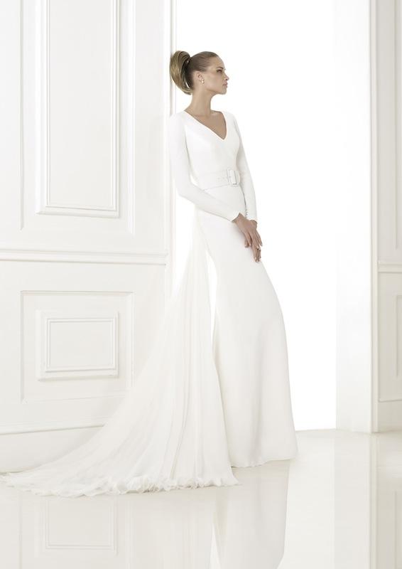Pronovias&#039; &quot;Kaela.&quot; Available in Charleston through Gown Boutique of Charleston.