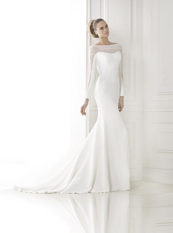 Pronovias&#039; &quot;Kainda.&quot; Available in Charleston through Gown Boutique of Charleston.