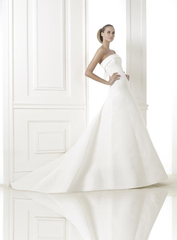 Pronovias&#039; &quot;Kaisha.&quot; Available in Charleston through Gown Boutique of Charleston.