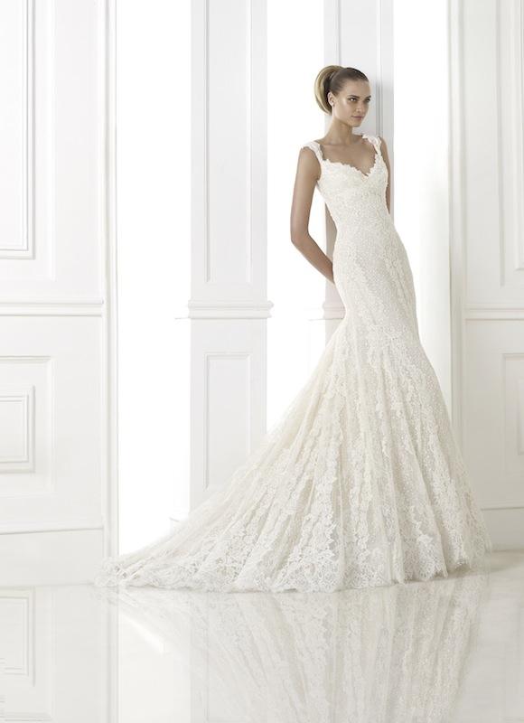 Pronovias&#039; &quot;Kala.&quot; Available in Charleston through Gown Boutique of Charleston.