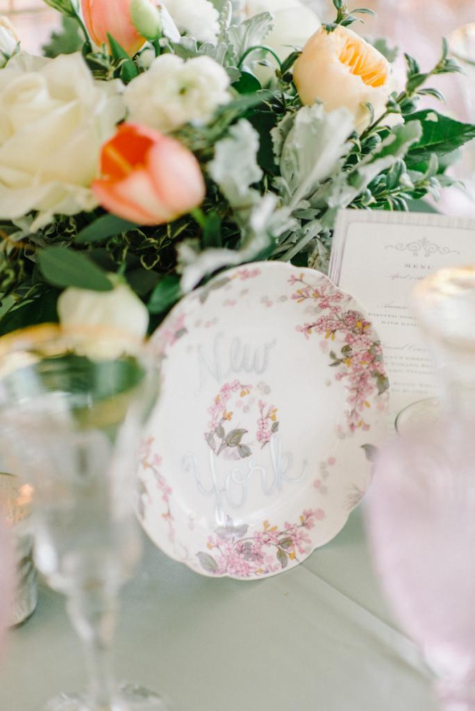 Photograph by Sean Money + Elizabeth Fay. Florals by A Charleston Bride. Tableware by Polished!.