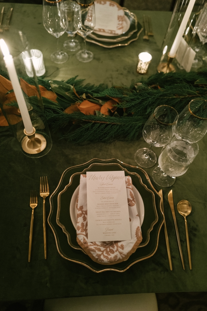 Christmas was also in the air when white Russians were served atop jolly cocktail napkins as an appearance by Santa created a frenzy of laughter.