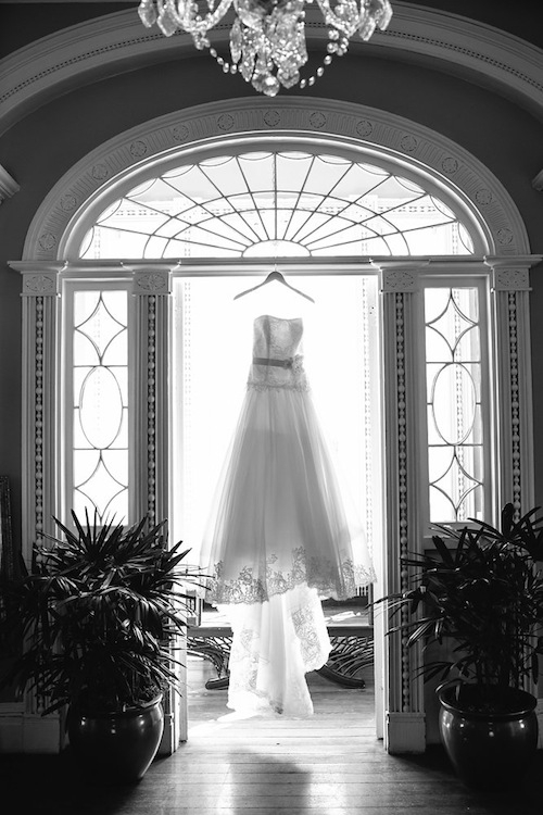 Bride&#039;s gown by Annasul Y. Image by Carolina Photosmith.