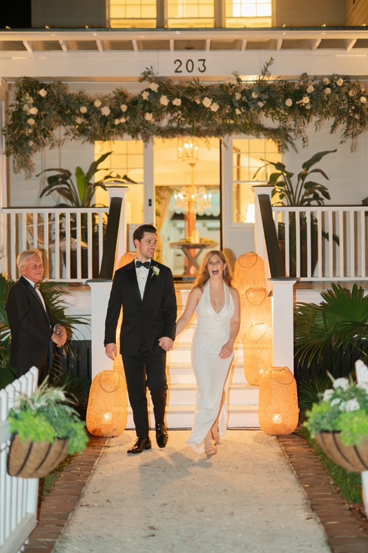 Pro designer Tara Guérard transformed an Old Village home into an Italian villa for the wedding of Justin Fouts and Parker Rink.