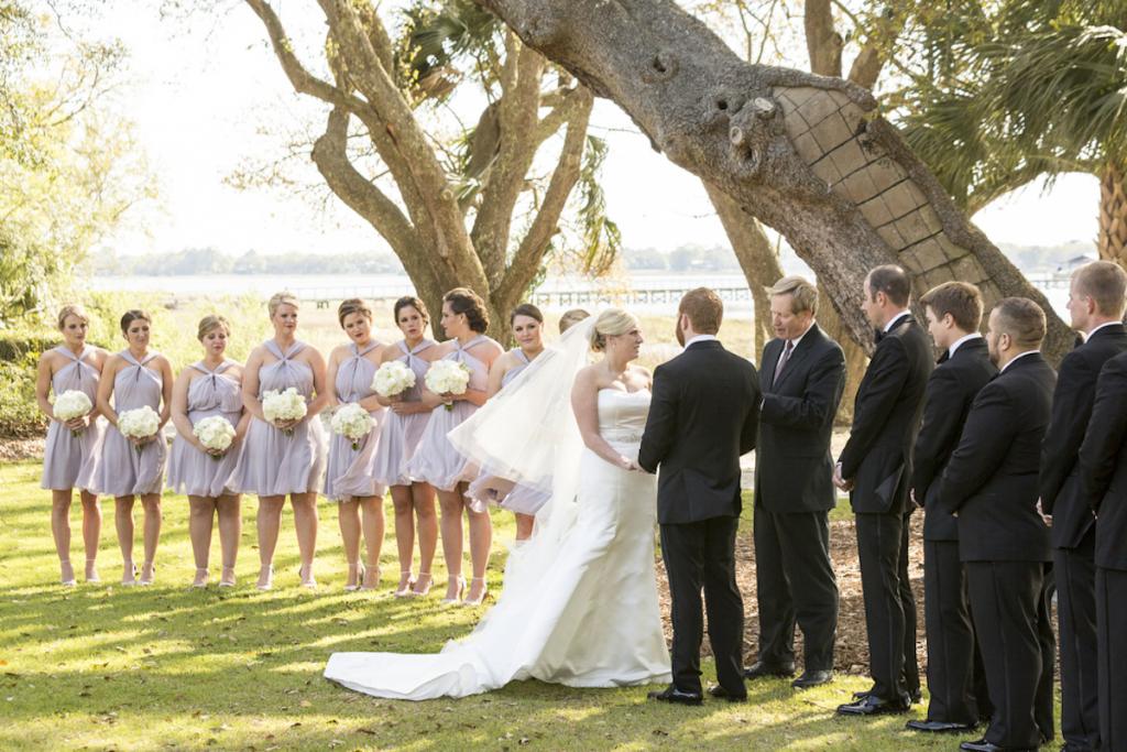 Florals by Branch Design Studio. Photograph by Ellis Photo Studio at Lowndes Grove Plantation.