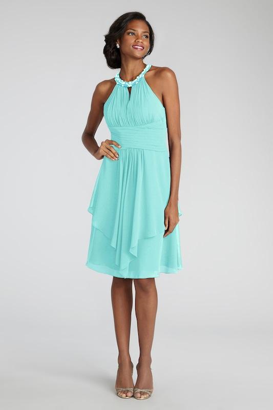 Donna Morgan&#039;s &quot;Sophie&quot; in Spearmint. Available in Charleston through Bella Bridesmaids.