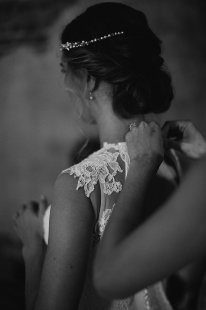 Beauty by Wedding Hair by Charlotte. Image by Paige Winn Photo.