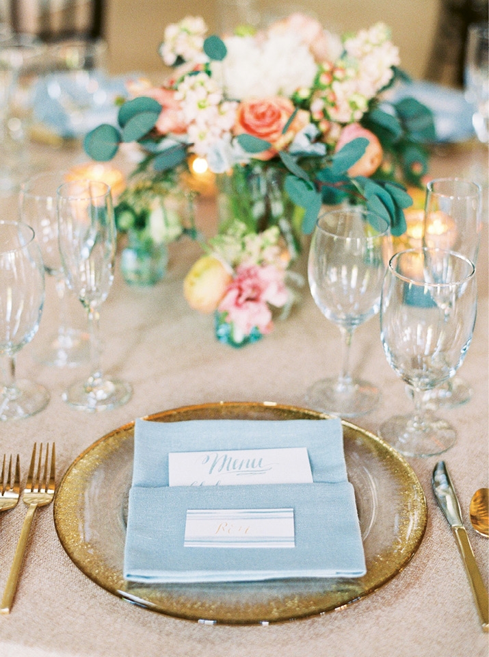 Image by Perry Vaile Photography. Florals by Rebecca Rose Events. Flatware by EventWorks.