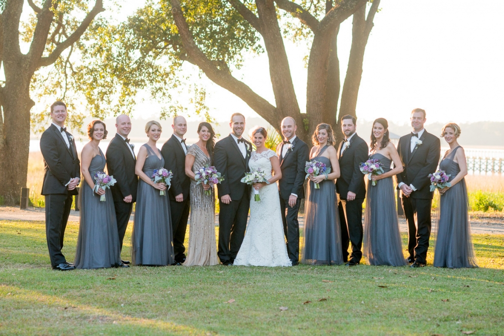 Florals by WildFlower Inc. Image by Leigh Webber Photography at Lowndes Grove Plantation.