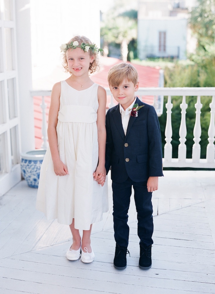 Children&#039;s attire from J.Crew. Florals by Charleston Stems. Image by Corbin Gurkin Photography.