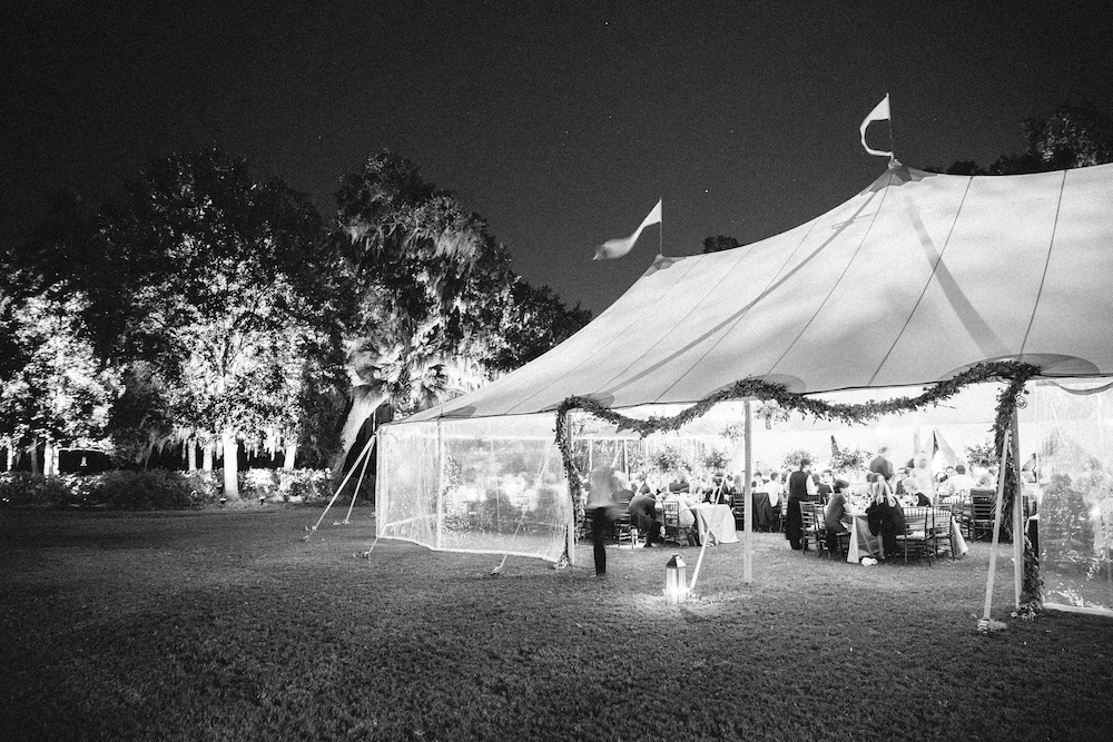 Wedding design by Easton Events. Tent by Sperry Tents Southeast.