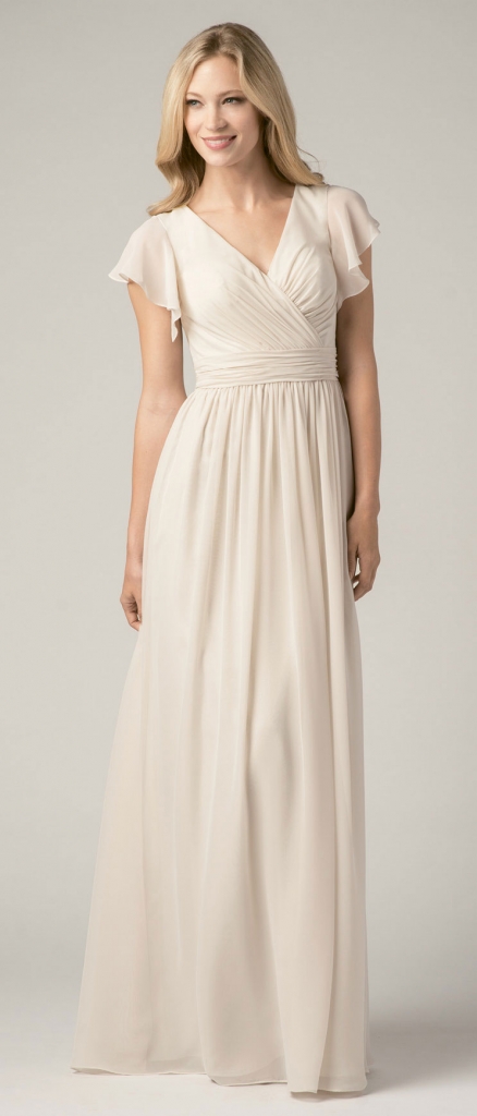 {Timeless Trend} Sweet Sleeves; gown: style 812 by Wtoo by Watters Bridesmaids; Bella Bridesmaids