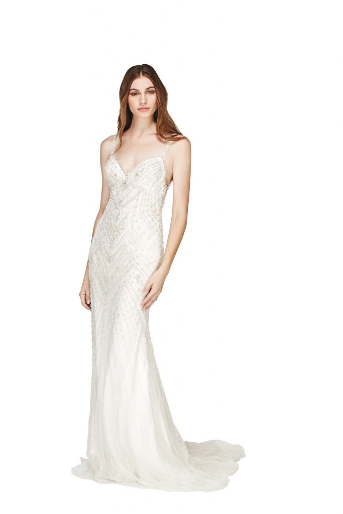 {Timeless Trend} Beaded Sheath; gown: “Cristales” by  Willowby by Watters; Bridals by Jodi,  Fabulous Frocks, Jean’s Bridal