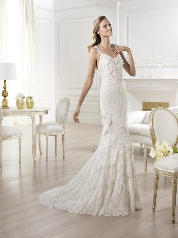 Pronovias&#039; &quot;Yadarola.&quot; Available in Charleston through Gown Boutique of Charleston.