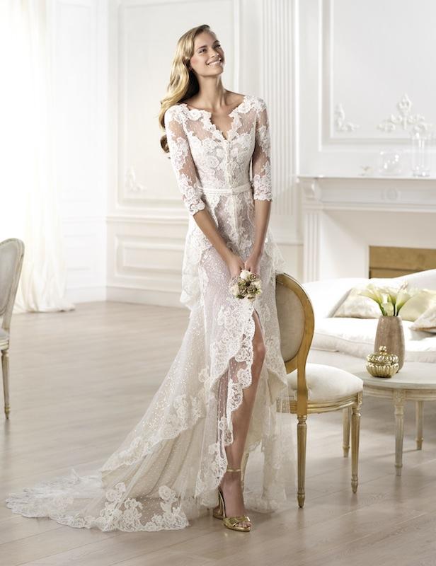 Pronovias&#039; &quot;Yaela.&quot; Available in Charleston through Gown Boutique of Charleston.