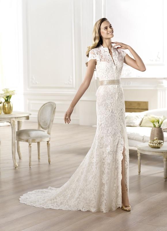 Pronovias&#039; &quot;Yanguas.&quot; Available in Charleston through Gown Boutique of Charleston.
