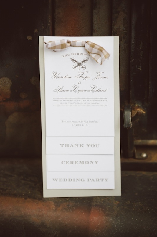 Stationery by Printing Associates. Image by Amelia + Dan Photography.