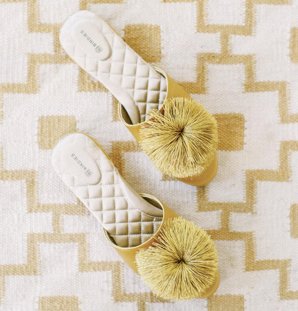 Can you build a bridal luncheon around a pair of slippers? Sure you can! This pair of pretty slides inspired a gathering based on “The Golden Girls” (yep, that show). Style bloggers Andrea Serrano and Liz Martin think a themed post-wedding party is the way to go.