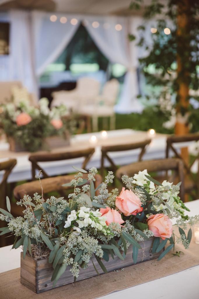 Florals and wedding design by Fox Events. Tables from EventHaus. Chairs from Snyder Events. Image by amelia + dan photography.
