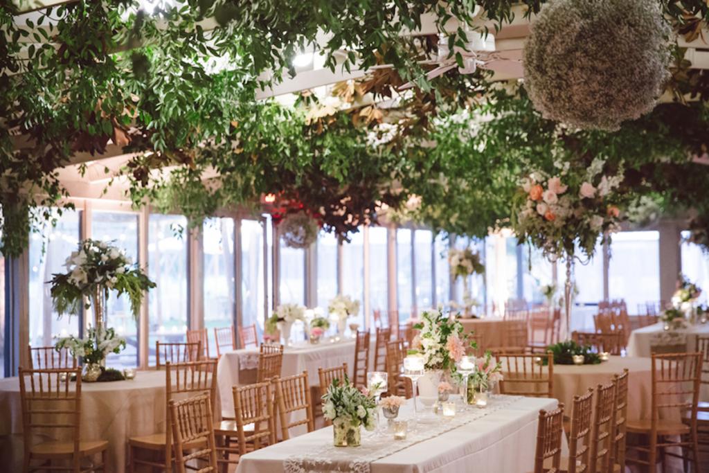 Tables from EventHaus. Chairs from Snyder Events. Florals and wedding design by Fox Events. Tent by Sperry Tents Southeast. Greens by Nancy’s Exotic Plants. Image by amelia + dan photography.