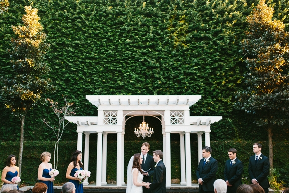 Florals by Tiger Lily Weddings. Lighting by IES Productions. Image by Clay Austin Photography at the William Aiken House.