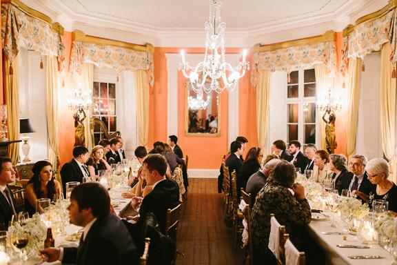 Wedding design by A. Caldwell Events. Lighting by IES Productions. Image by Clay Austin Photography at the William Aiken House.